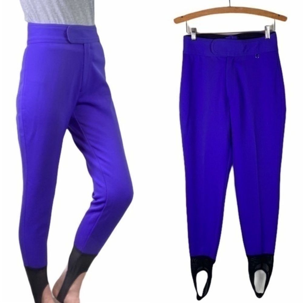 Vibrant Purple Women's Cropped Pants